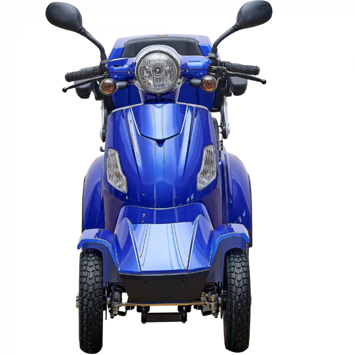 Scuter electric 4 roti, motor 1000W, viteza 25km/h, 5 baterii, autonomie aprox 50km [12]