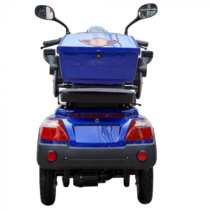 Scuter electric 4 roti, motor 1000W, viteza 25km/h, 5 baterii, autonomie aprox 50km [16]