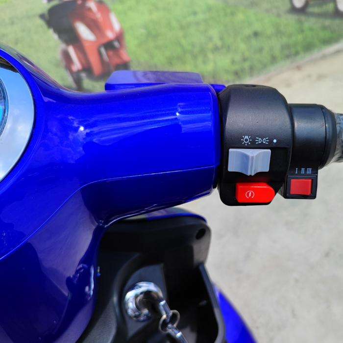 Scuter electric 4 roti cu cabina, Rosu, 25km/h, 1000W, Model CL30 [5]