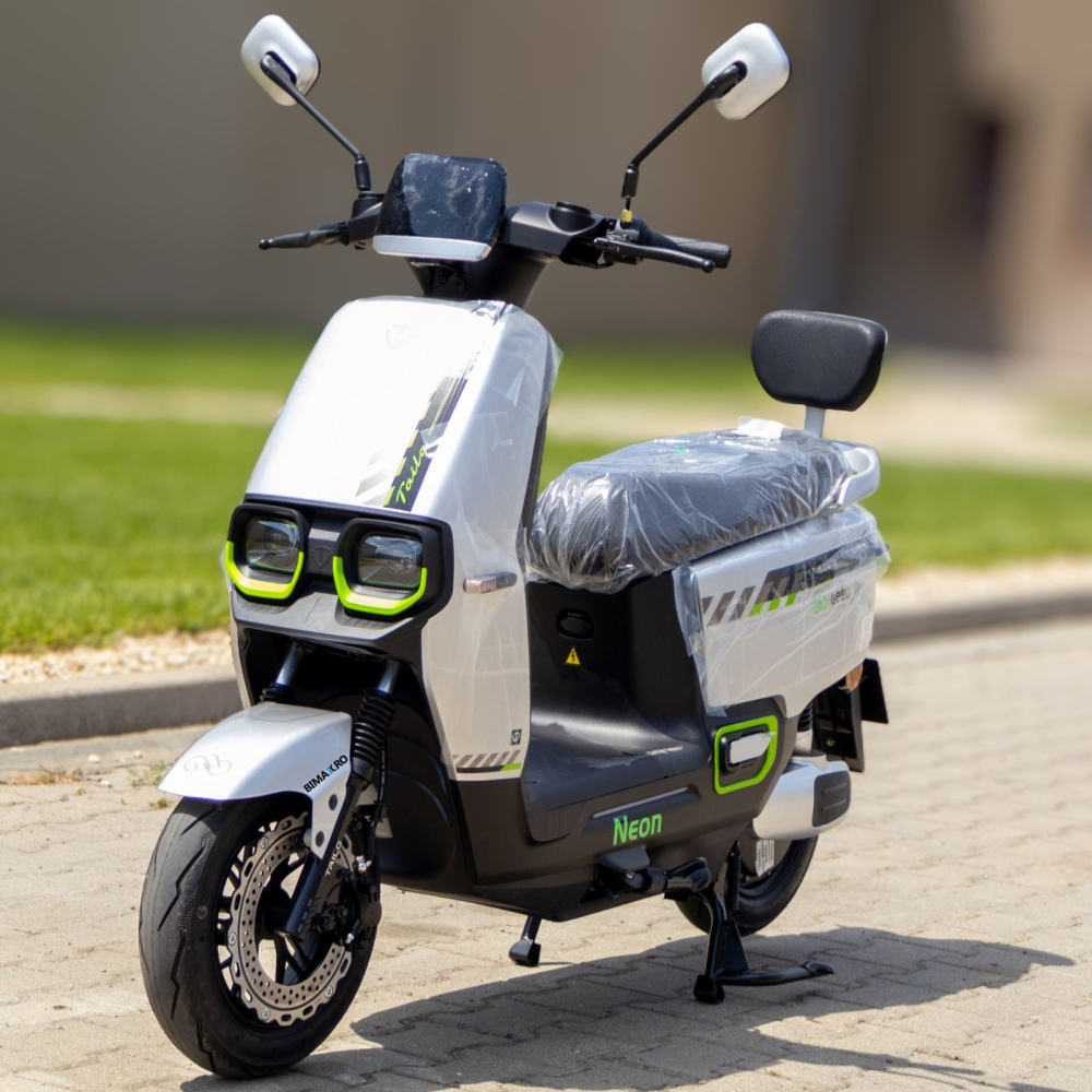 Scuter electric fara permis, Geeli NEON, 1200W motor, 25km/h, 55 km autonomie, Omologat 2 persoane [3]