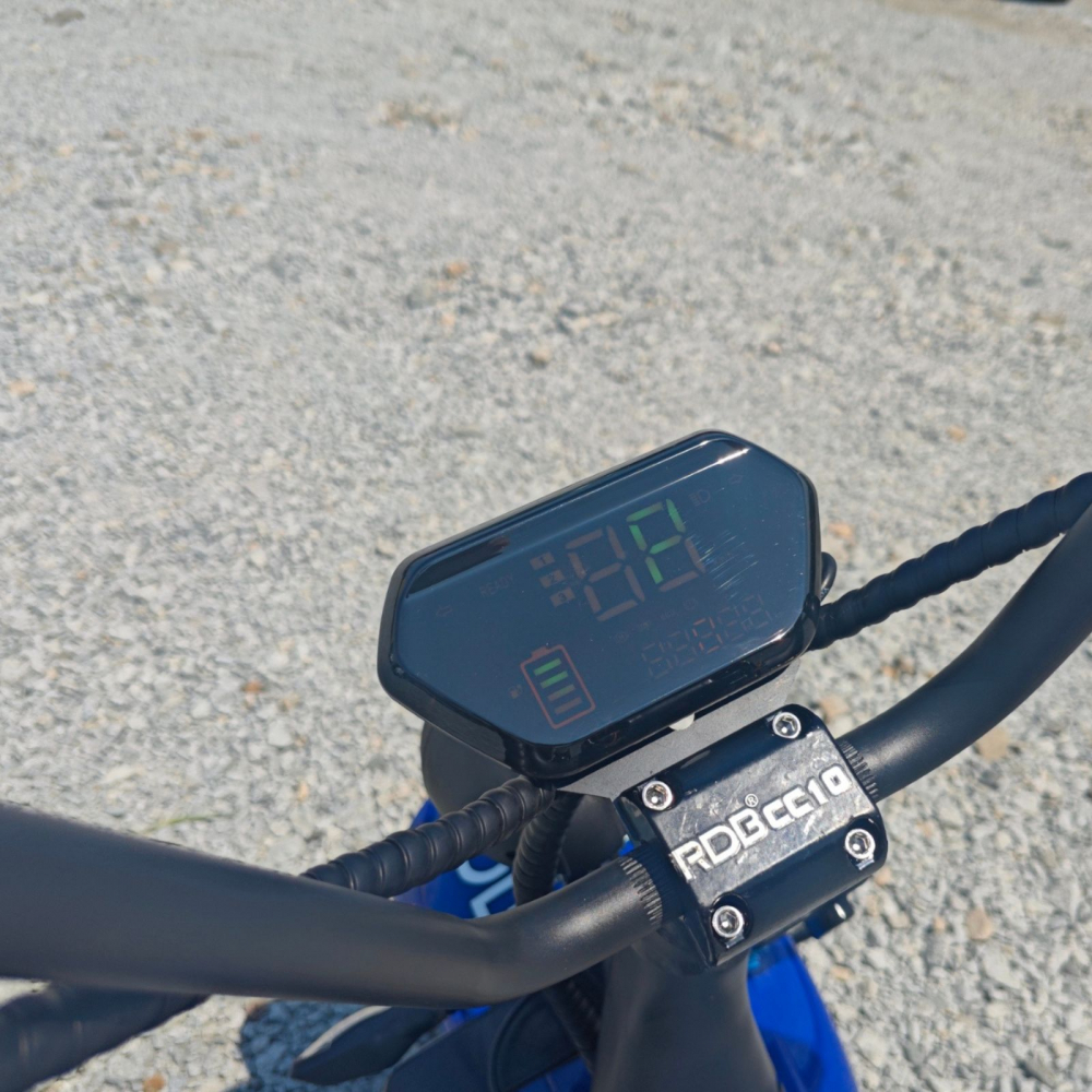 Scuter electric Harley CC10, motor 1500W, roti late, 25km/h fara permis, 2 locuri, Acumualtor Litiu, Autonomie max 50km, Portocaliu [10]