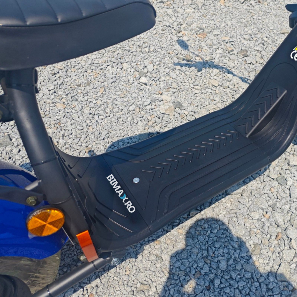 Scuter electric Harley CC10, motor 1500W, roti late, 25km/h fara permis, 2 locuri, Acumualtor Litiu, Autonomie max 50km, Portocaliu [13]