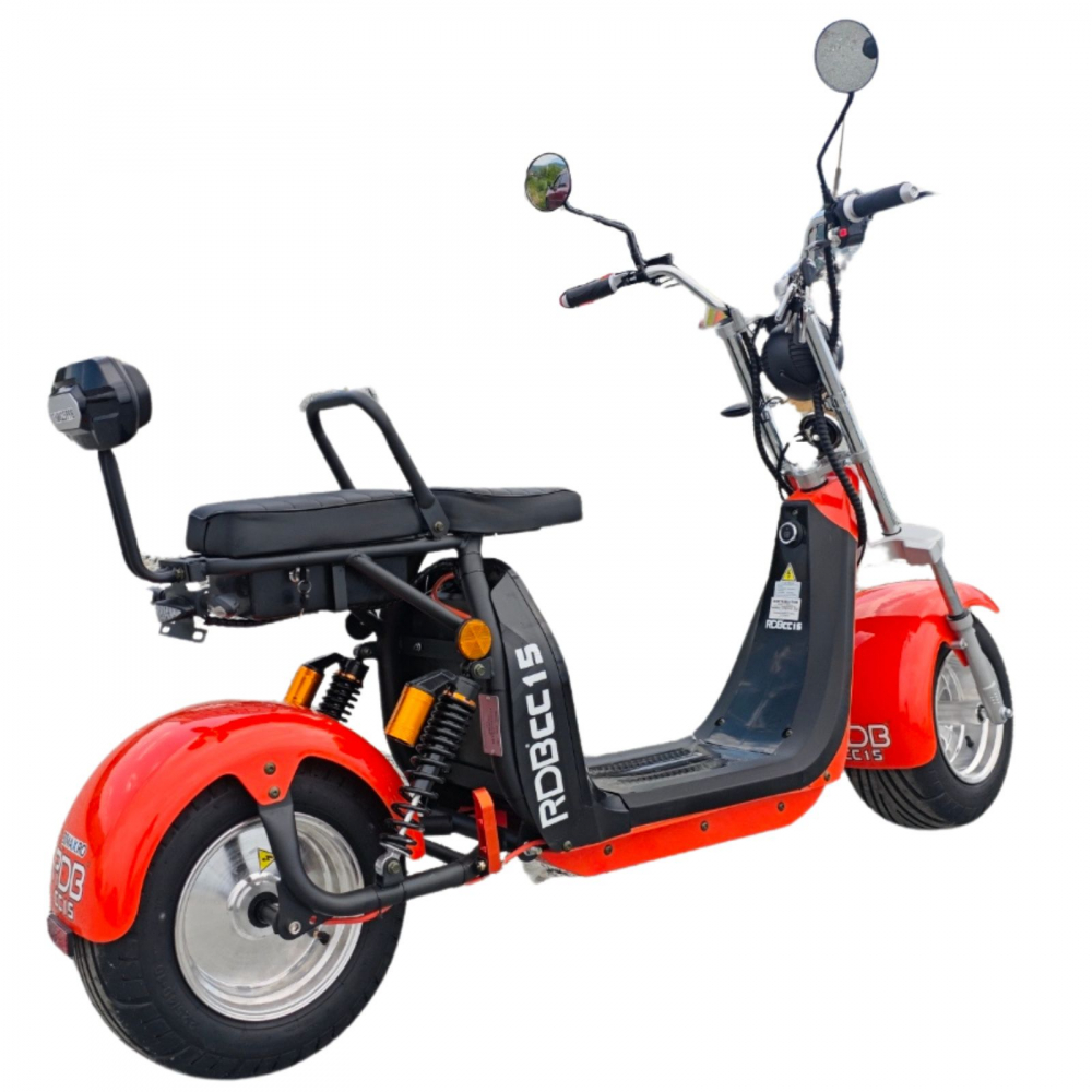 Scuter electric Harley CC15 motor 2000W, roti late, 25km/h fara permis, 2 locuri, Acumualtor Litiu, Autonomie max 50km [14]