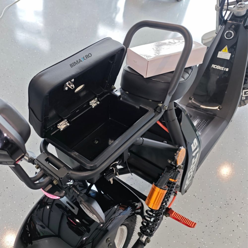 Scuter electric Harley CC15 motor 2000W, roti late, 25km/h fara permis, 2 locuri, Acumualtor Litiu, Autonomie max 50km [7]