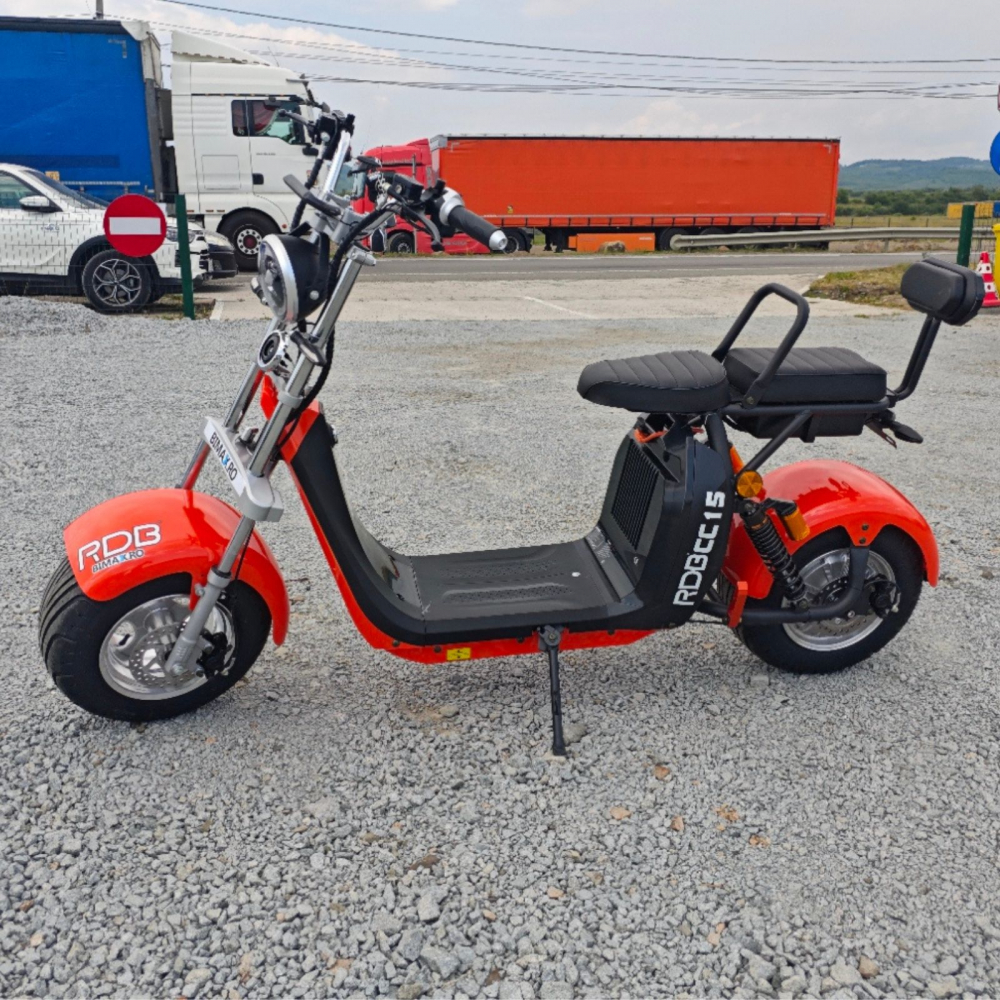 Scuter electric Harley CC15 motor 2000W, roti late, 25km/h fara permis, 2 locuri, Acumualtor Litiu, Autonomie max 50km [17]