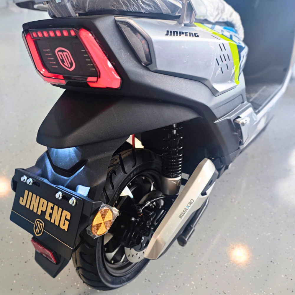 Scuter electric Jinpeng HS Albastru [RESIGILAT], 65km autonomie, 25km/h, fara permis, motor 2200W [9]