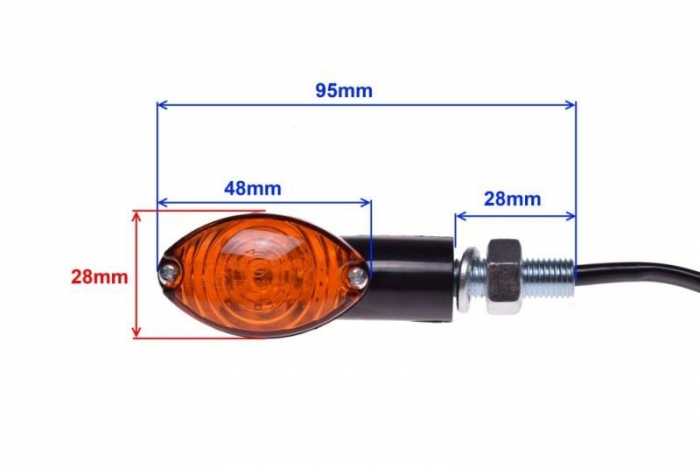 Set lampi semnalizare LED - Galben [2]