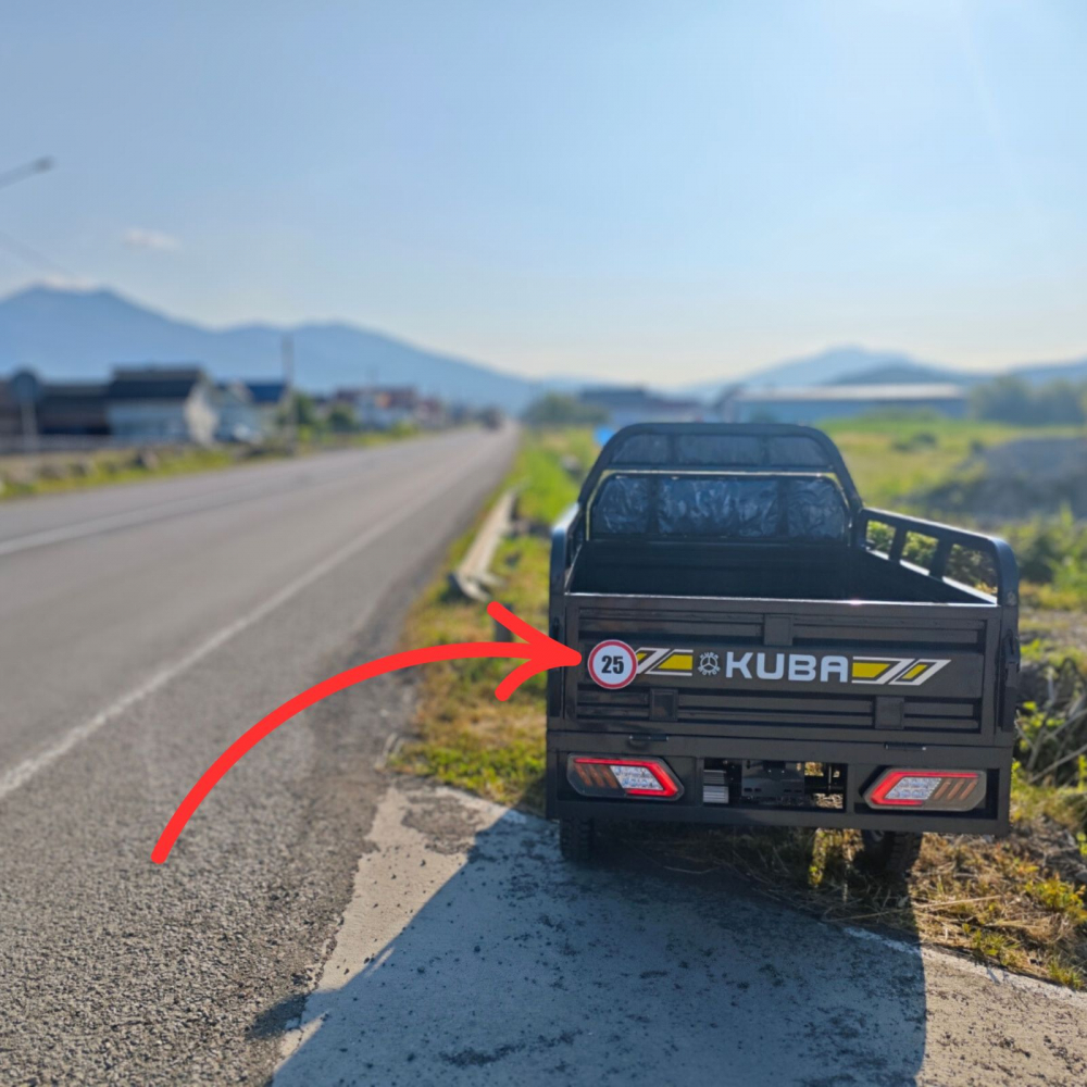 Sticker Autocolant, Vehicule Electrice 25km/h [2]