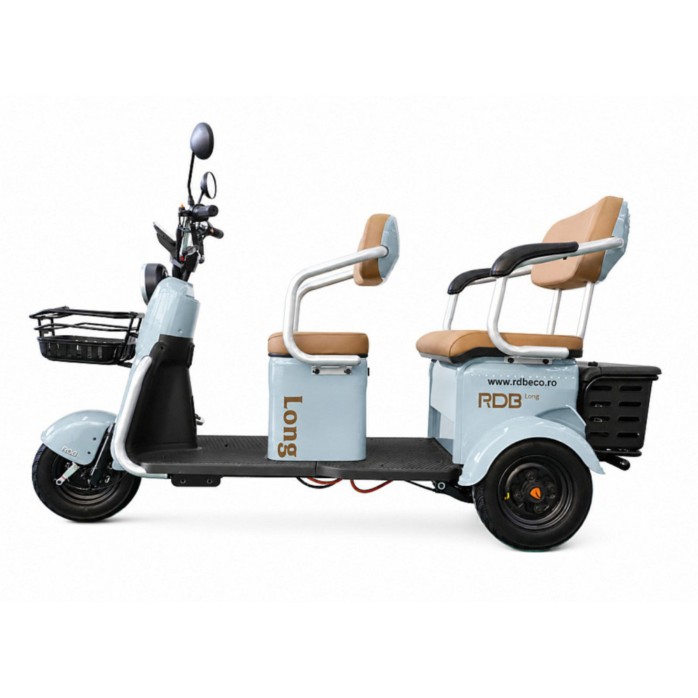Tricicleta electrica 2 persoane, 200W motor, Carte RAR inclusa, RDB LONG [2]