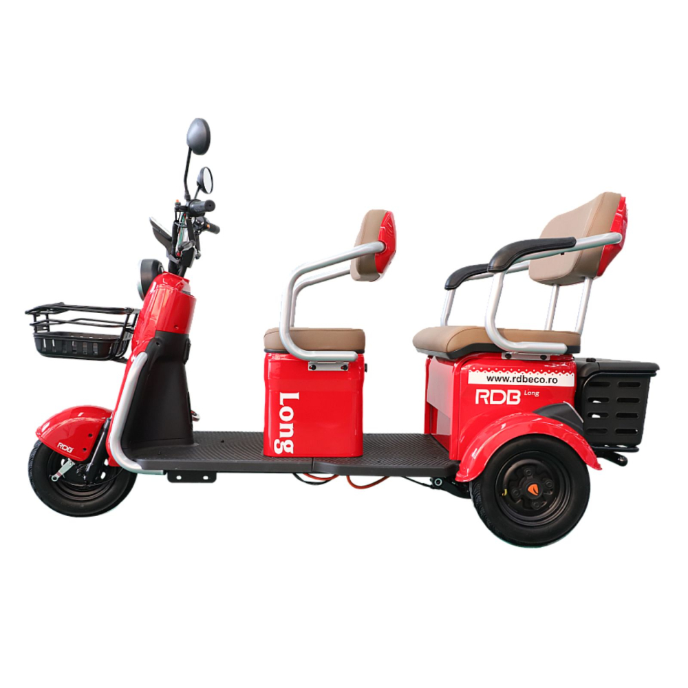 Tricicleta electrica 2 persoane, 200W motor, Carte RAR inclusa, RDB LONG [7]