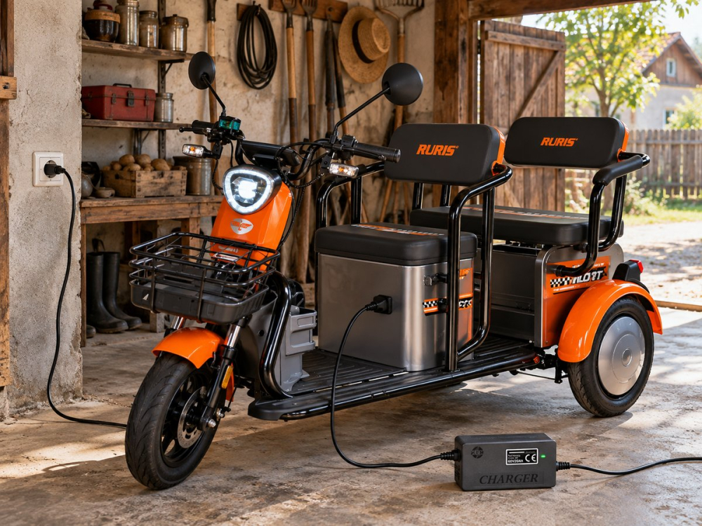 Tricicletă electrică Ruris Pilot 3020, 2 persoane, fără permis [30]