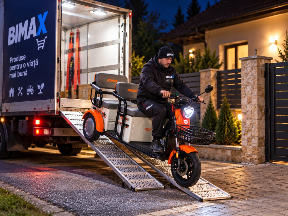 Tricicletă electrică Ruris Pilot 3020, 2 persoane, fără permis [24]