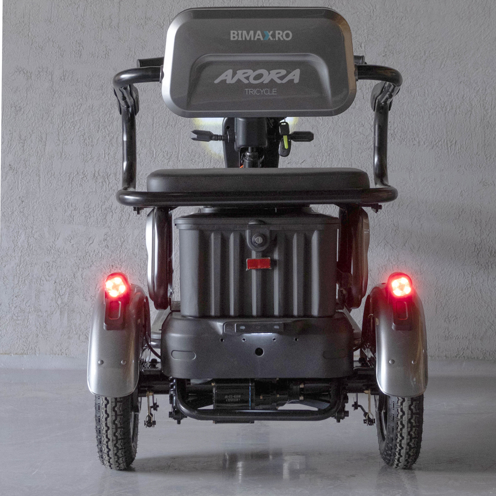 Tricicleta Electrica Adulti Fara Permis (25km/h), autonomie 35-50km, 60V 20Amperi, Carte RAR inclusa, Arora Ruzgar [11]