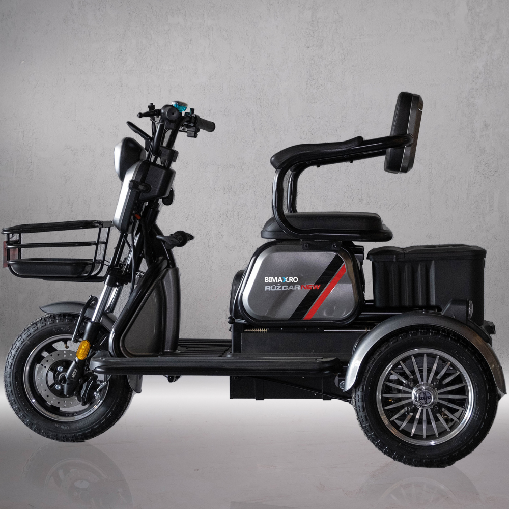 Tricicleta Electrica Adulti Fara Permis (25km/h), autonomie 35-50km, 60V 20Amperi, Carte RAR inclusa, Arora Ruzgar [4]