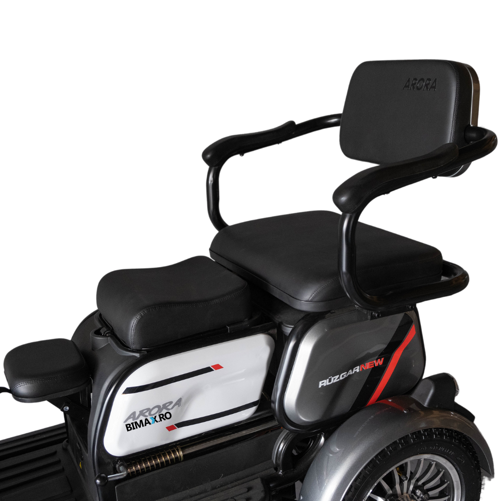 Tricicleta Electrica Adulti Fara Permis (25km/h), autonomie 35-50km, 60V 20Amperi, Carte RAR inclusa, Arora Ruzgar [8]