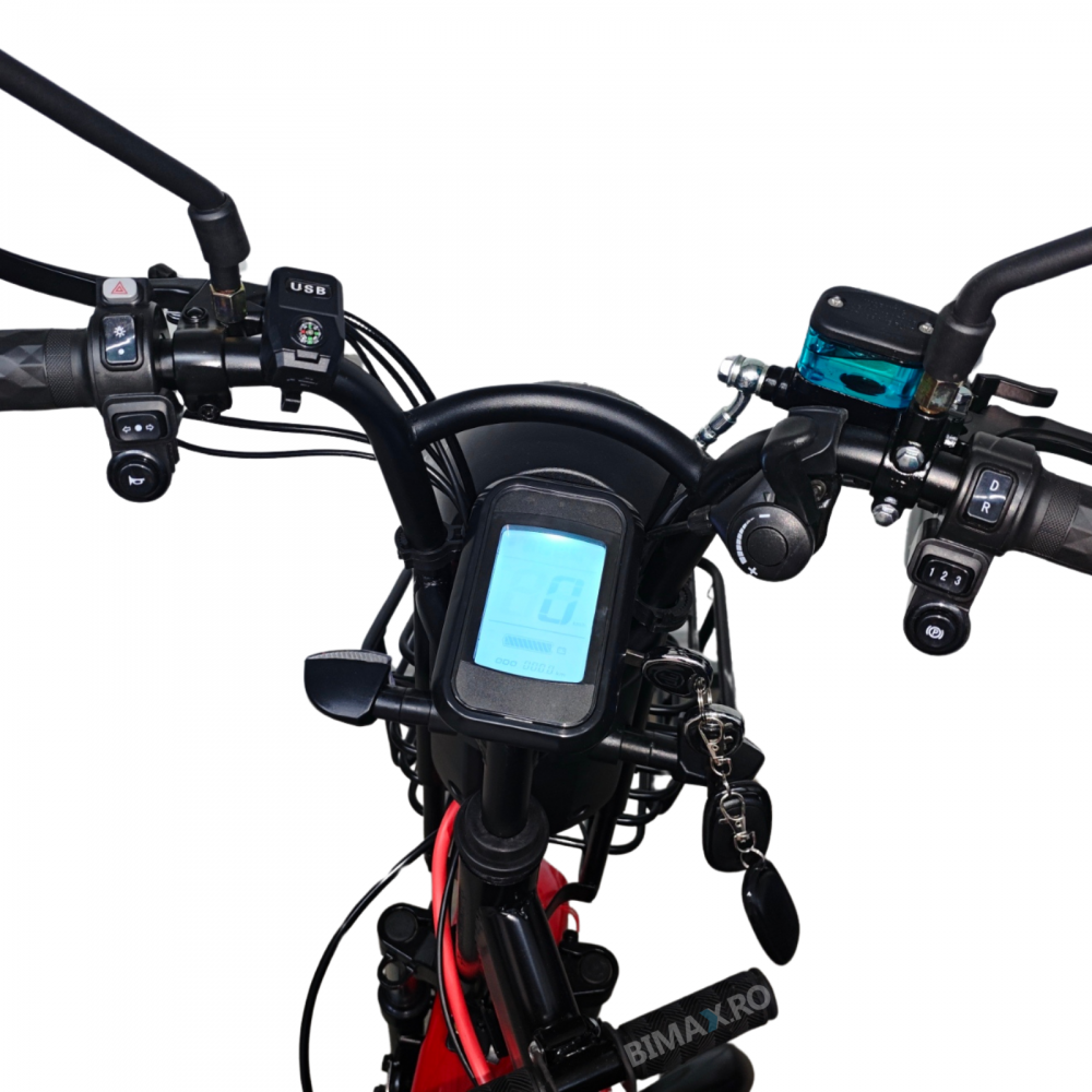 Tricicleta electrica Jinpeng Go Ride A6, 25km/h fara permis, motor 800w, omologata [5]