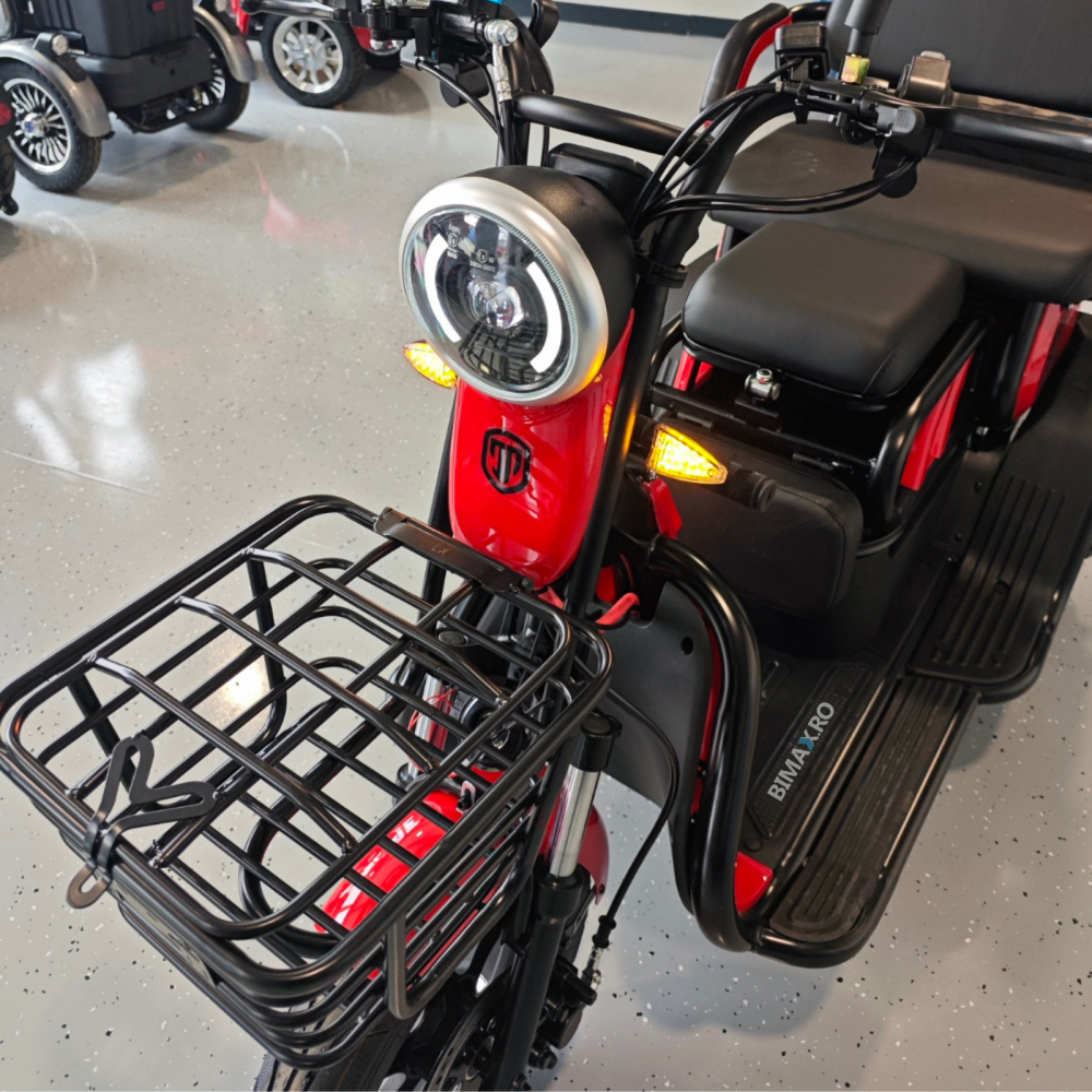 Tricicleta electrica Jinpeng Go Ride A6, 25km/h fara permis, motor 800w, omologata [9]
