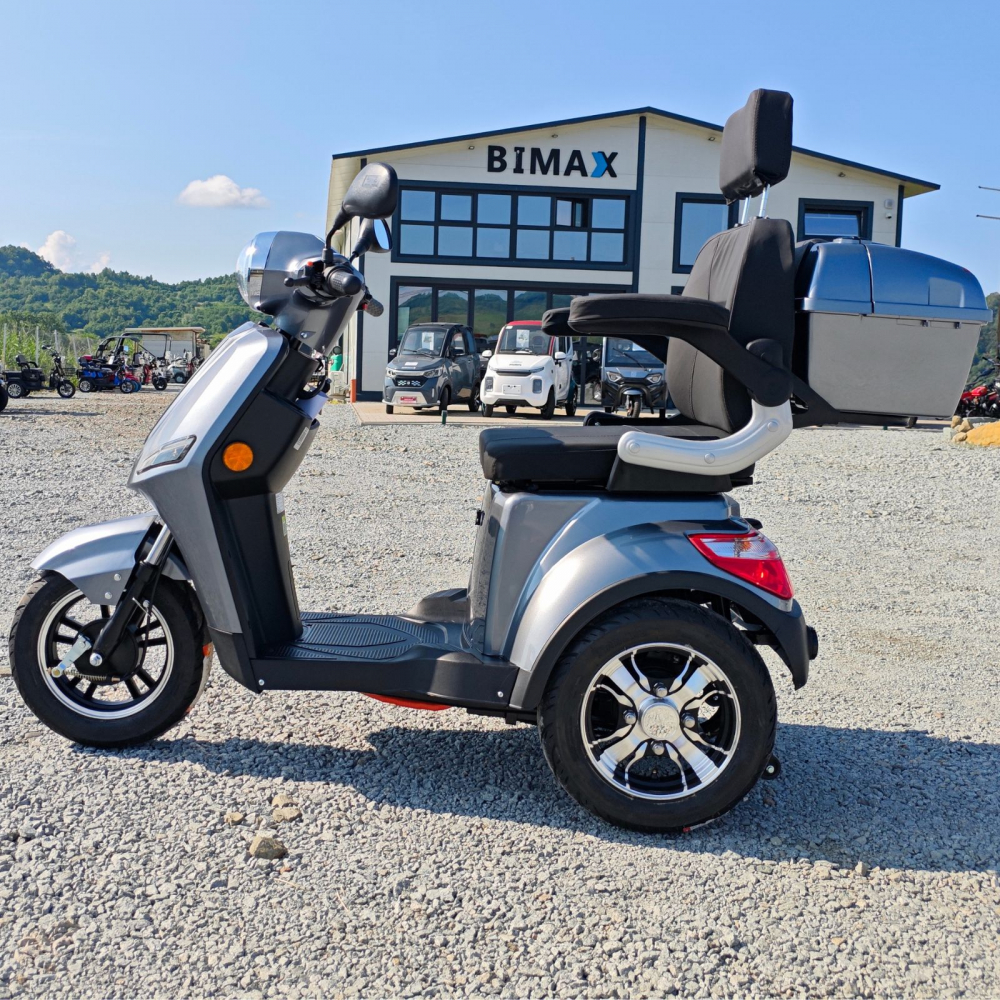 Tricicleta electrica VTA VM4 MOBILITY, cu far LED, motor 1000W, cutie portbagaj cu cheie, fara permis, 25km/h [10]