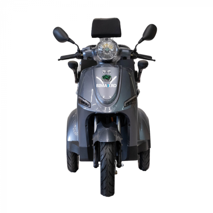 Tricicleta electrica VTA VM4 MOBILITY, cu far LED, motor 1000W, cutie portbagaj cu cheie, fara permis, 25km/h [5]