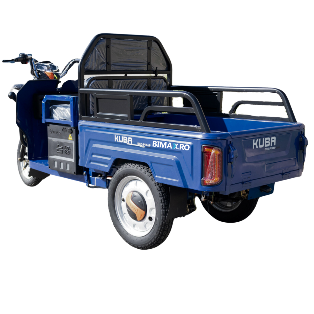 Triciclu electric cu remorca, fara permis, pentru cumparaturi, ECOPIKAP ULTRA, 25 km/h, 30-40km autonomie [4]