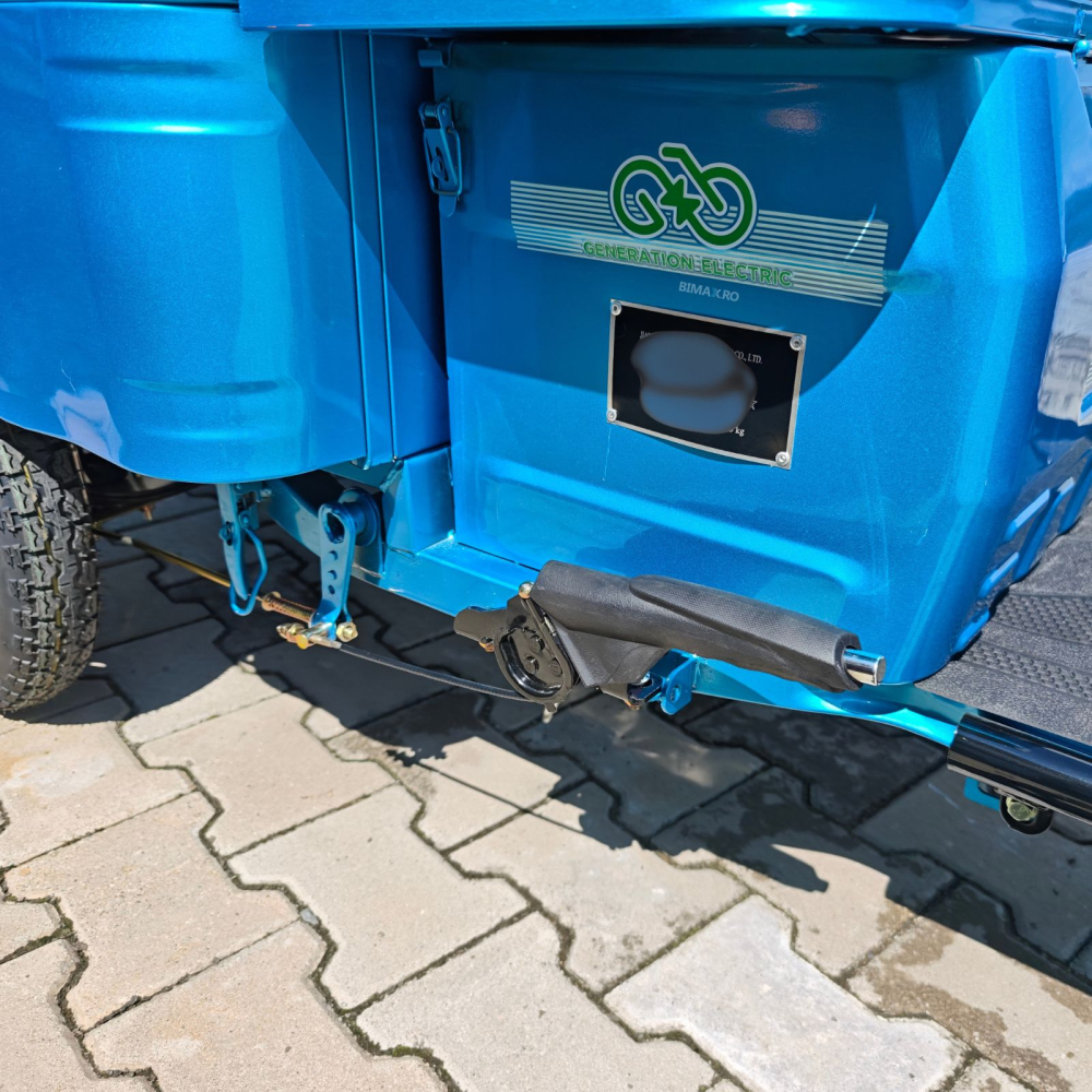 Triciclu Electric cu bena, motor 1500W, Fara Permis, Autonomie 50-80km, CIV INCLUS [18]