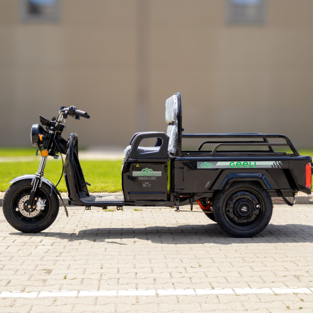 Triciclu Electric cu bena, motor 1500W, Fara Permis, Autonomie 50-80km, CIV INCLUS [5]
