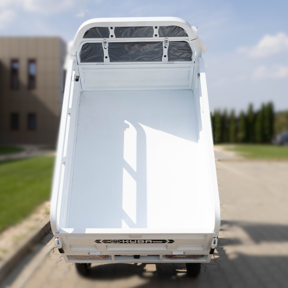Triciclu Electric cu cabina, Fara Permis (25km/h), Motor 1500W, autonomie max 70km, 72V 58Amperi, Bena Basculabila, Masa Maxima 603kg, Carte RAR inclusa, Kuba GL 35000 [6]