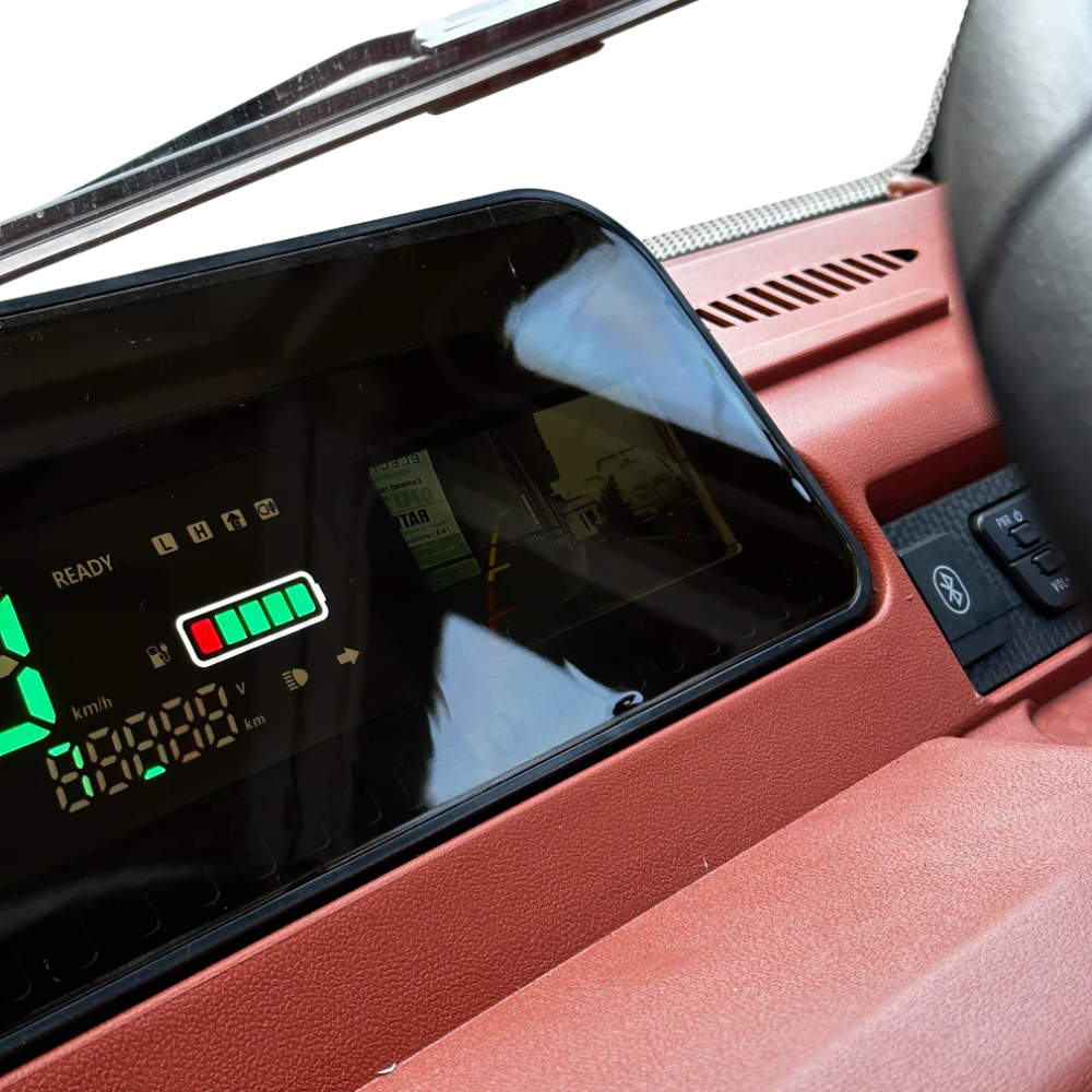 Triciclu Electric utilitar cu cabina inchisa, Fara Permis (viteza max 25km/h), Kuba E-Kamyonet cu volan, autonomie max 70km, 72V 58Amperi, Bena Basculabila, Masa Maxima 676kg, Carte RAR inclusa [8]