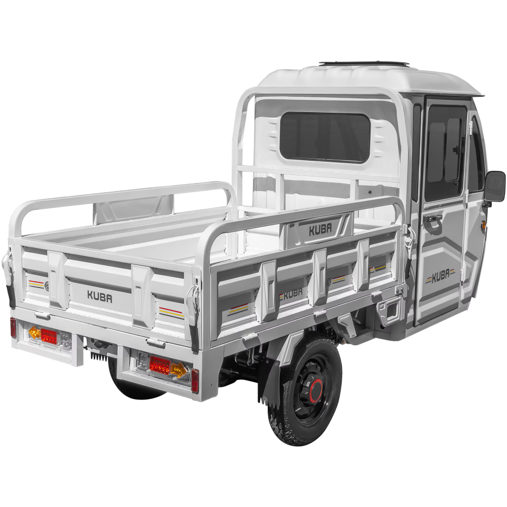 Triciclu Electric utilitar cu cabina inchisa, Fara Permis (viteza max 25km/h), Kuba E-Kamyonet cu volan, autonomie max 70km, 72V 58Amperi, Bena Basculabila, Masa Maxima 676kg, Carte RAR inclusa [2]