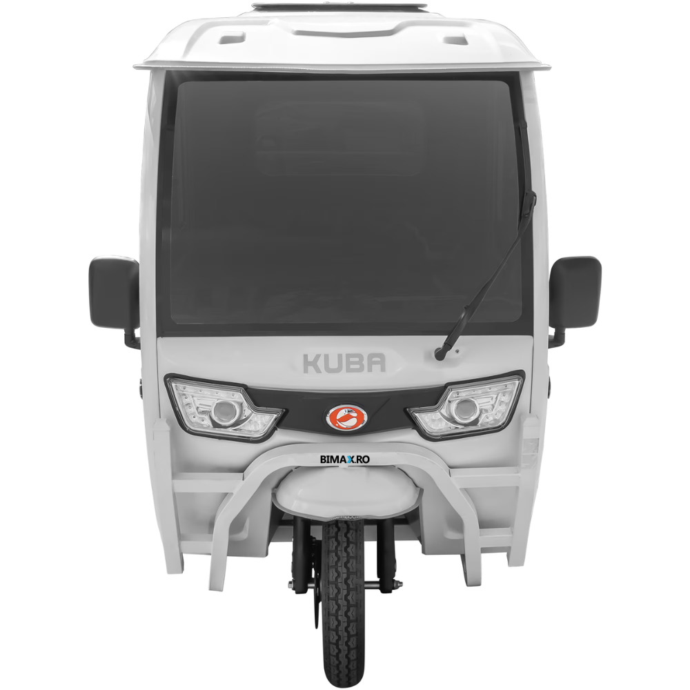 Triciclu Electric utilitar cu cabina inchisa, Fara Permis (viteza max 25km/h), Kuba E-Kamyonet cu volan, autonomie max 70km, 72V 58Amperi, Bena Basculabila, Masa Maxima 676kg, Carte RAR inclusa [4]