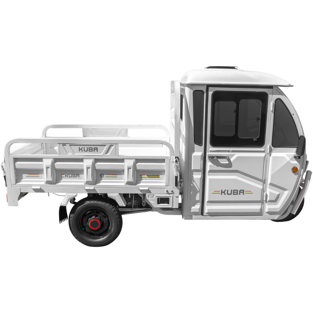 Triciclu Electric utilitar cu cabina inchisa, Fara Permis (viteza max 25km/h), Kuba E-Kamyonet cu volan, autonomie max 70km, 72V 58Amperi, Bena Basculabila, Masa Maxima 676kg, Carte RAR inclusa [3]