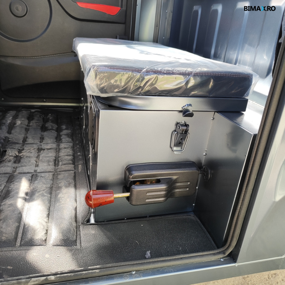 Triciclu electric cu Cabina inchisa, fara permis (25km/h), JP3000, cu ghidon, bena basculabila, autonomie max 42km,  masa maxima 621kg, Carte RAR (CIV) inclus [15]