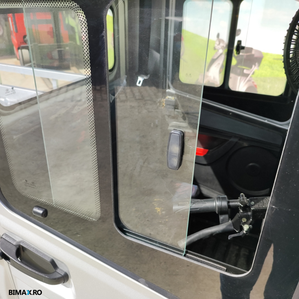Triciclu electric cu Cabina inchisa, fara permis (25km/h), JP3000, cu ghidon, bena basculabila, autonomie max 42km,  masa maxima 621kg, Carte RAR (CIV) inclus [16]
