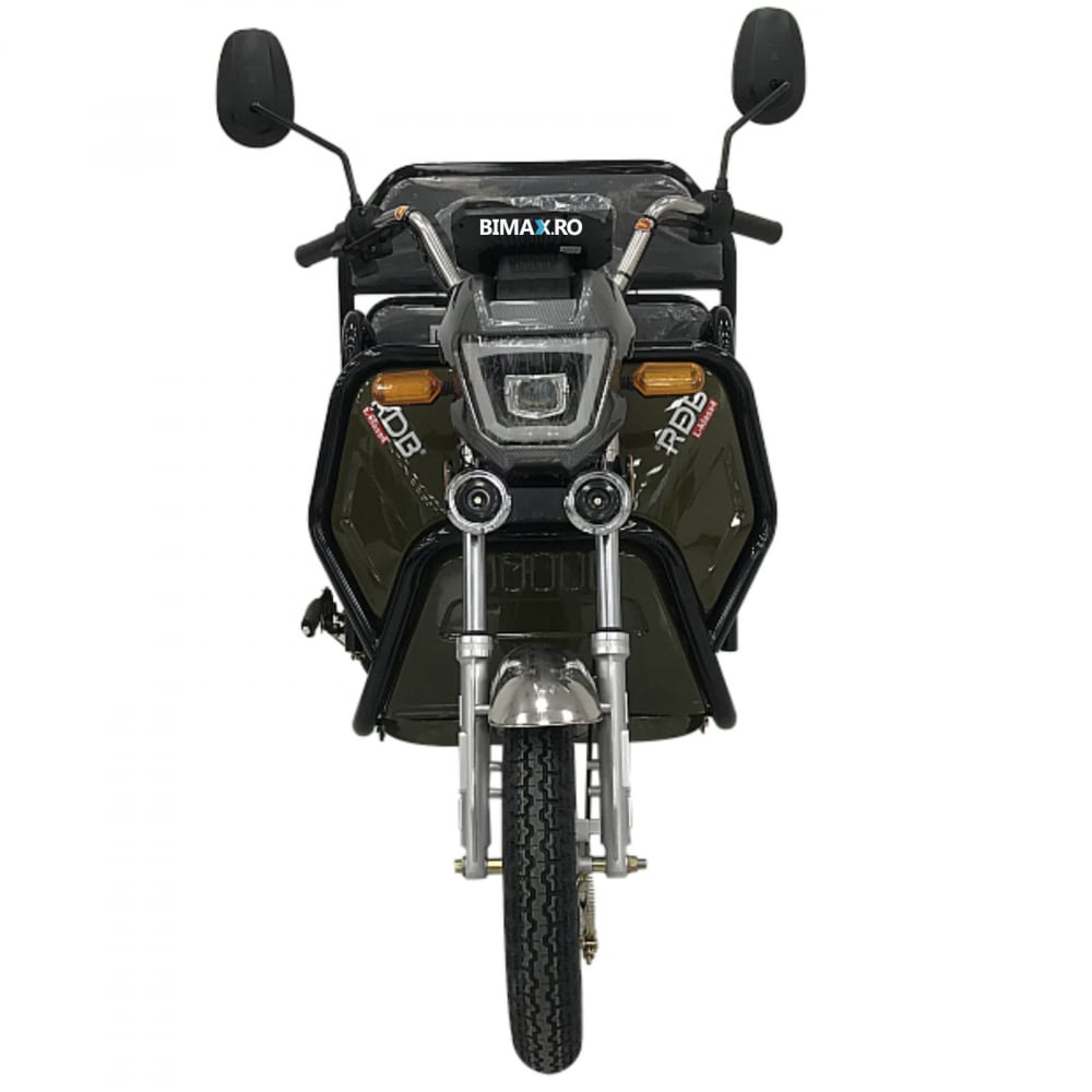 Triciclu Electric cu remorca 1350W, Fara Permis (viteza max 25km/h), RDB L-KLASS 4, Omologata, CIV inclus [8]
