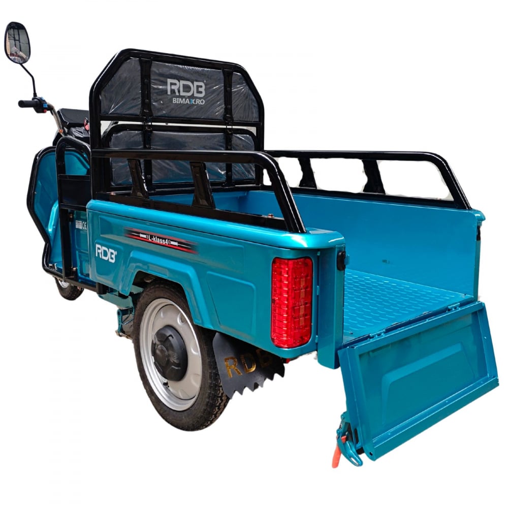 Triciclu Electric cu remorca 1350W, Fara Permis (viteza max 25km/h), RDB L-KLASS 4, Omologata, CIV inclus [19]