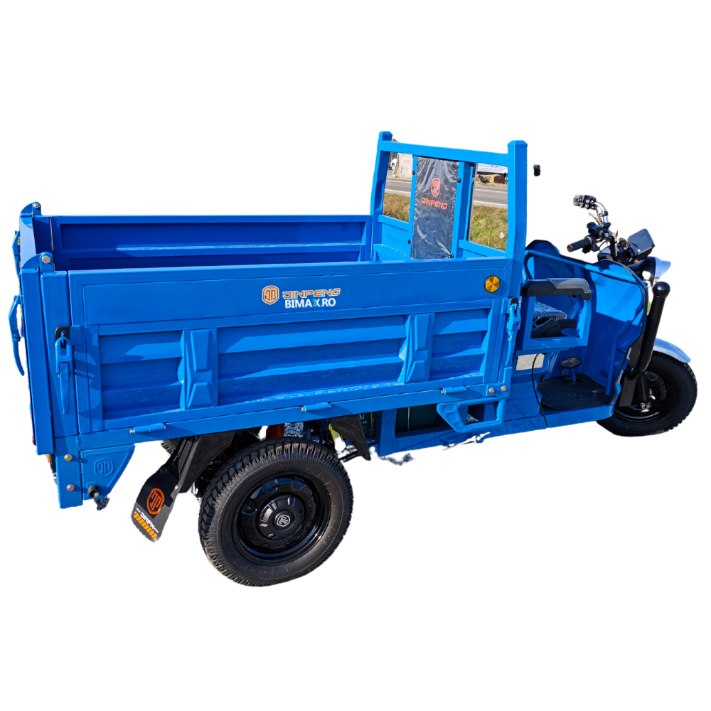 Triciclu electric cu remorca, basculabil la buton, motor 3900W, baterii 58Ah, Viteza 25km/h, Dump [8]