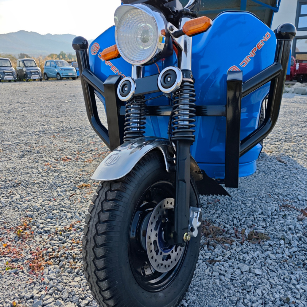 Triciclu electric cu remorca, basculabil la buton, motor 3900W, baterii 58Ah, Viteza 25km/h, Dump [2]