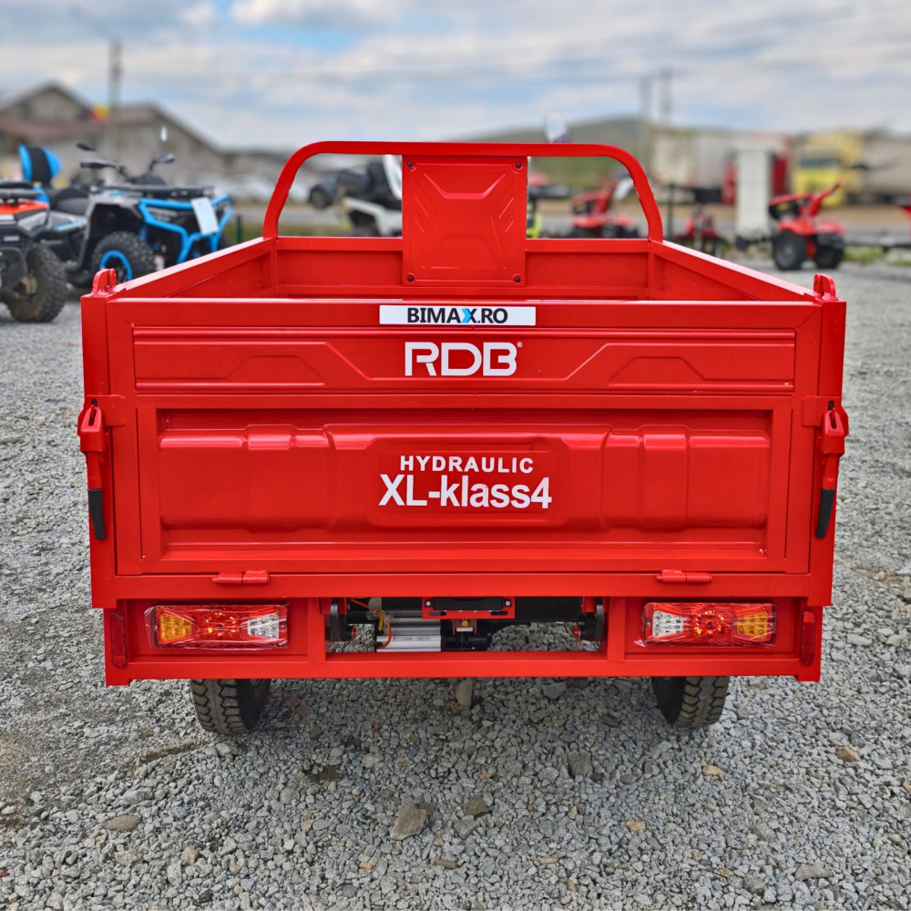 Triciclu Electric cu remorca basculabila la buton, 4000W, Fara Permis, RDB XL-KLASS 4 HIDRAULIC, CIV inclus [9]