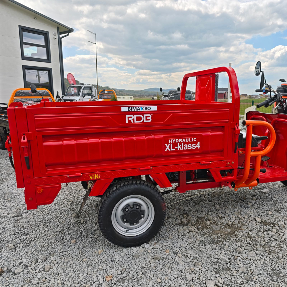 Triciclu Electric cu remorca basculabila la buton, 4000W, Fara Permis, RDB XL-KLASS 4 HIDRAULIC, CIV inclus [11]