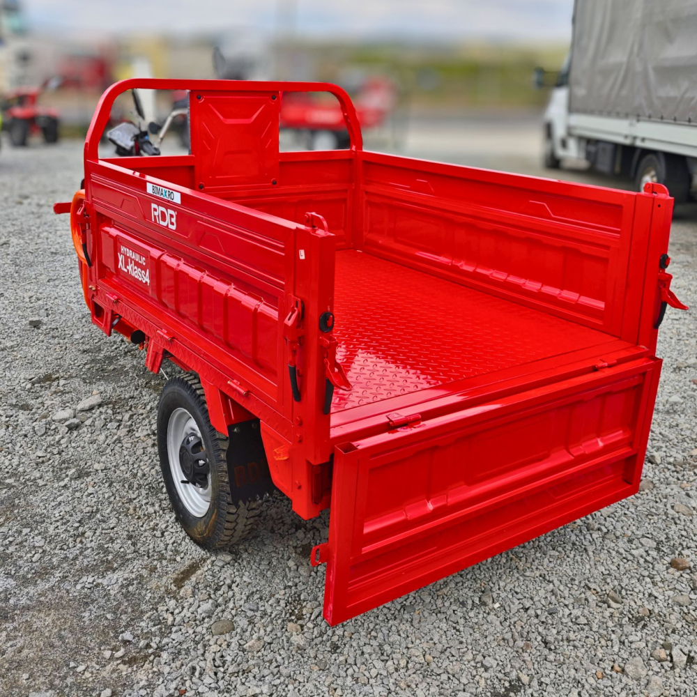 Triciclu Electric cu remorca basculabila la buton, 4000W, Fara Permis, RDB XL-KLASS 4 HIDRAULIC, CIV inclus [10]