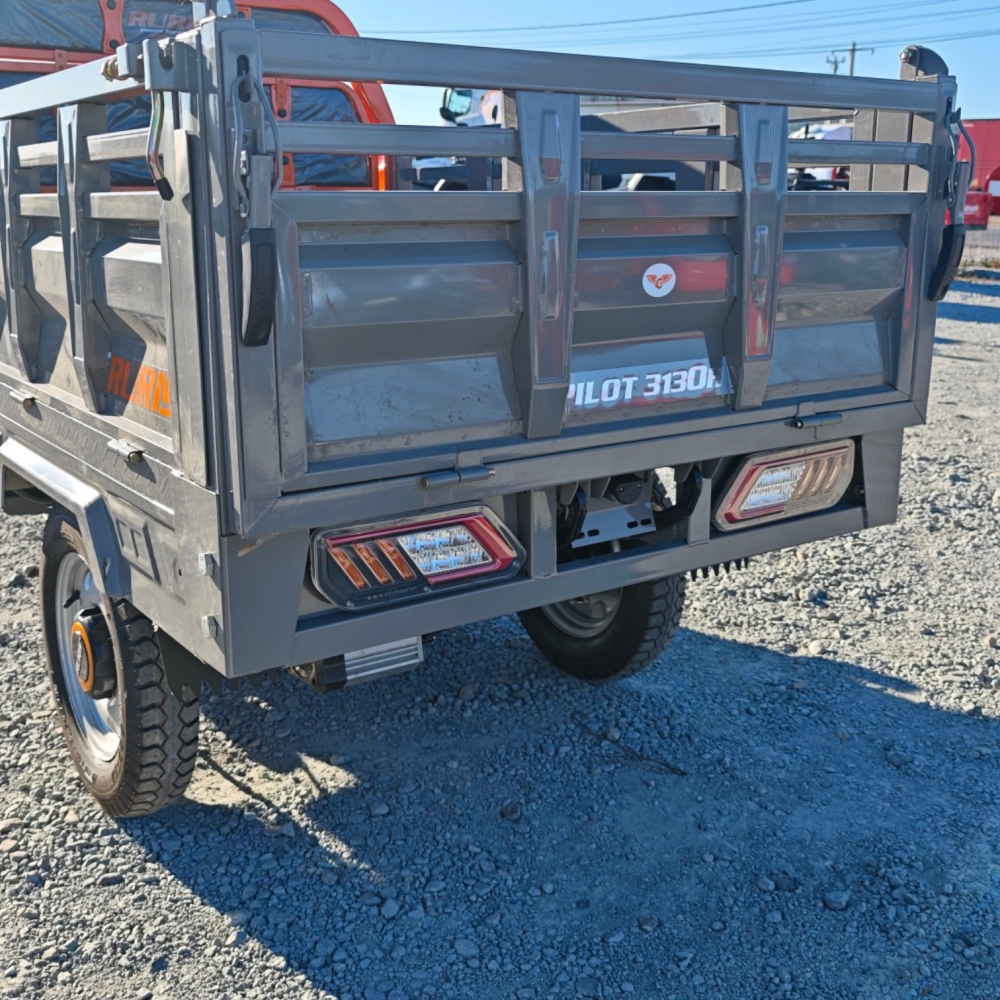 Triciclu Electric cu remorca basculabila la buton, Fara Permis, RURIS PILOT 3130 Hidraulic [4]