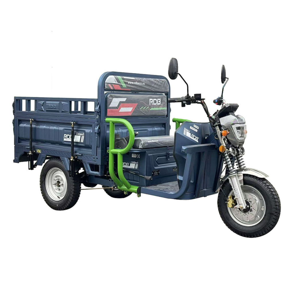Triciclu Electric cu remorca basculabila, motor 3500W, Fara Permis, RDB X-KLASS 5 PLUS 2026 , Omologata, CIV inclus [30]