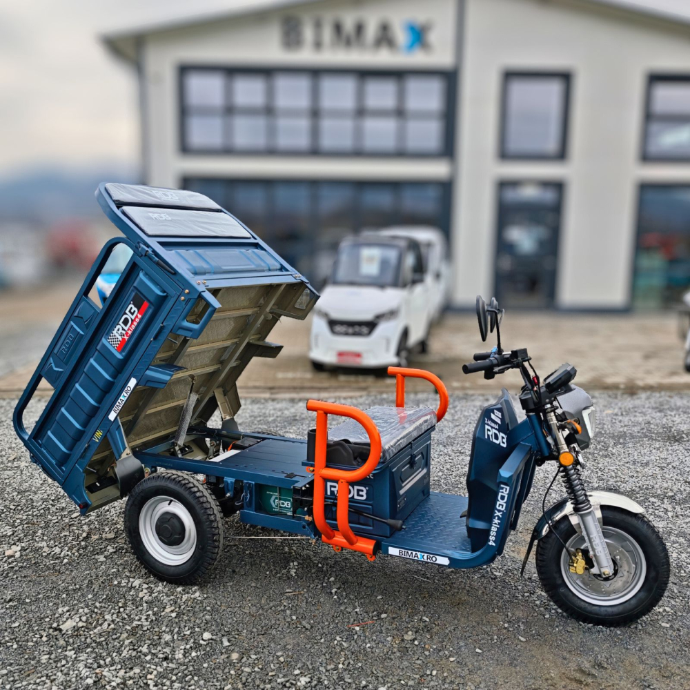 Triciclu Electric cu remorca basculabila, motor 3500W, Fara Permis (viteza max 25km/h), RDB X-KLASS4 , Omologata, CIV inclus [16]