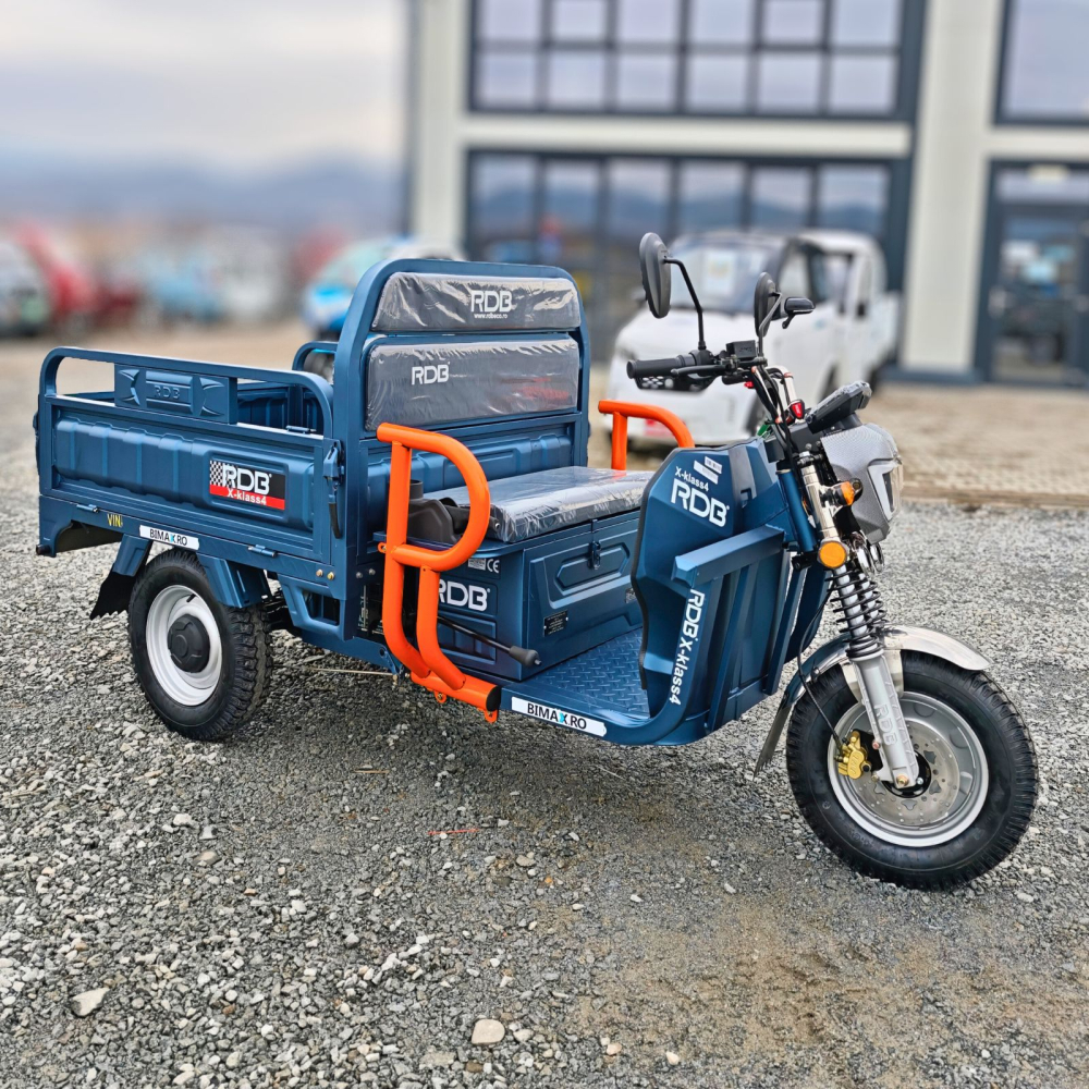 Triciclu Electric cu remorca basculabila, motor 3500W, Fara Permis (viteza max 25km/h), RDB X-KLASS4 , Omologata, CIV inclus [18]