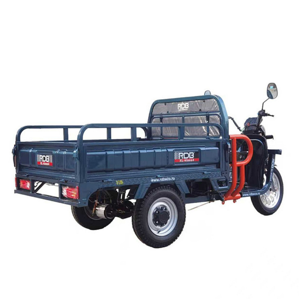Triciclu Electric cu remorca GRANDE 160x122cm, motor 4000W, Fara Permis, RDB XL-KLASS 4 GRANDE, Omologata, CIV inclus [31]