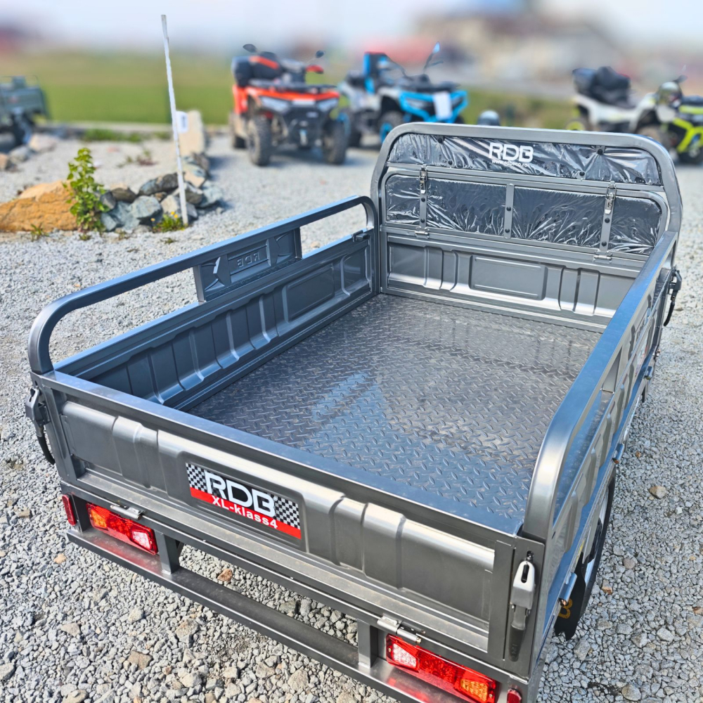 Triciclu Electric cu remorca GRANDE 160x122cm, motor 4000W, Fara Permis, RDB XL-KLASS 4 GRANDE, Omologata, CIV inclus [3]