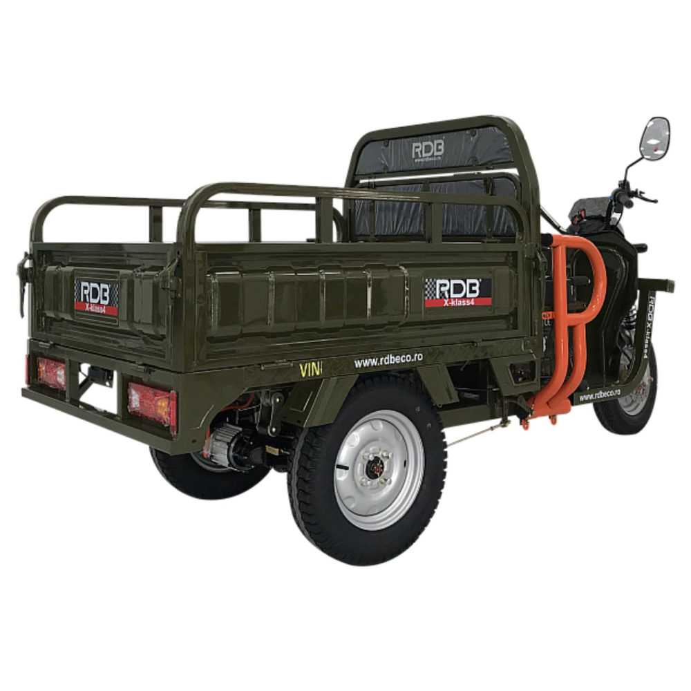 Triciclu Electric cu remorca basculabila, motor 3500W, Fara Permis (viteza max 25km/h), RDB X-KLASS4 , Omologata, CIV inclus [3]