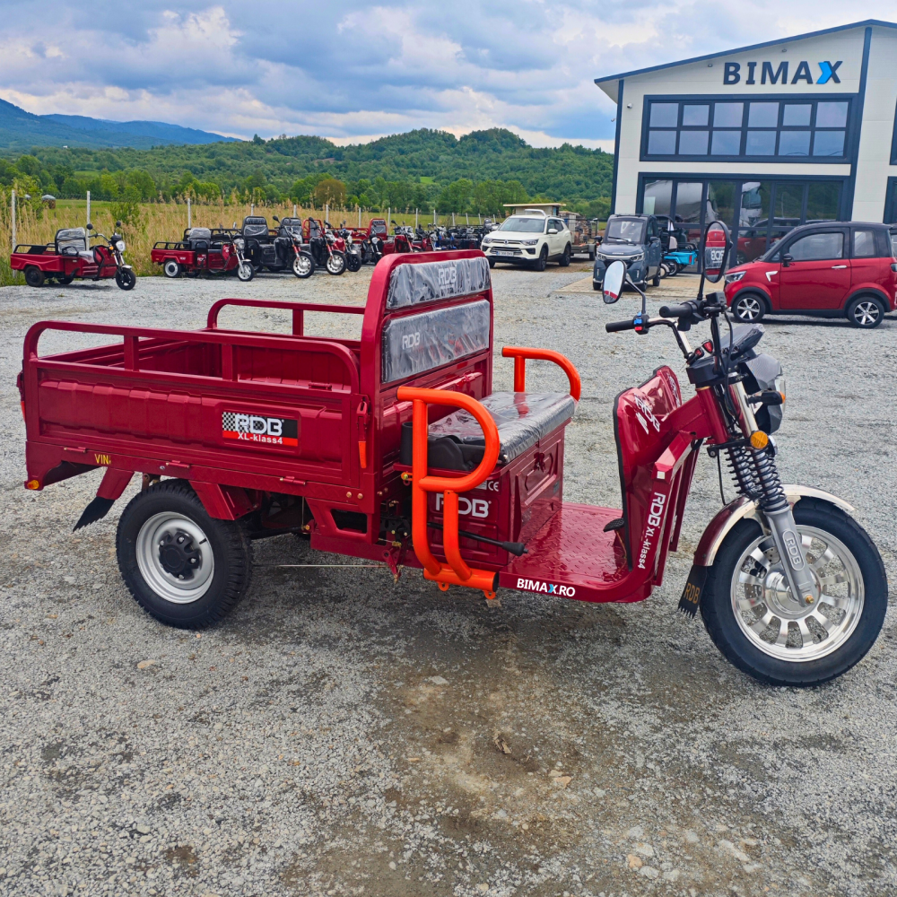 Triciclu Electric cu remorca basculabila la buton, 4000W, Fara Permis, RDB XL-KLASS 4 HIDRAULIC, CIV inclus [30]