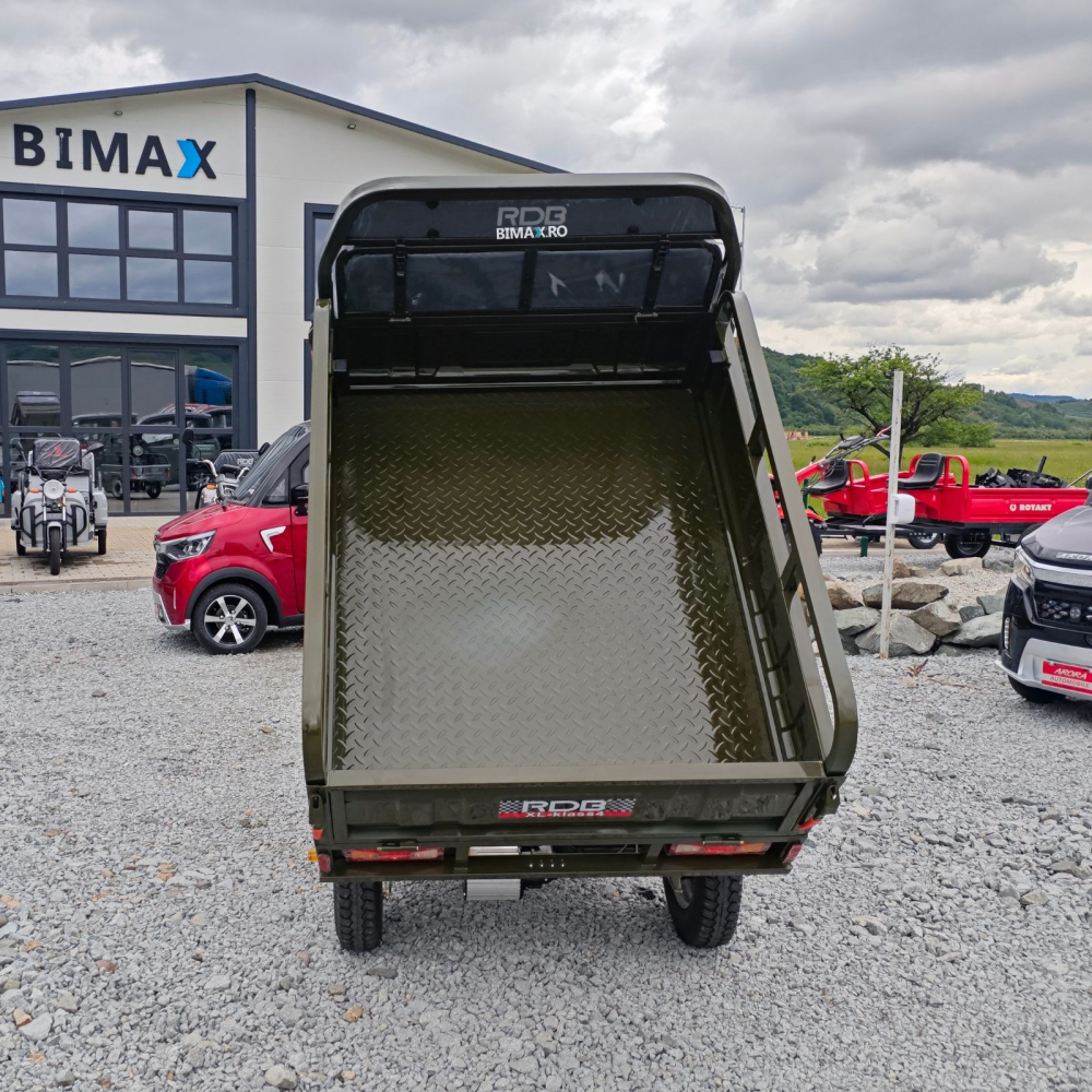 Triciclu Electric cu remorca basculabila, motor 4000W, Fara Permis (viteza max 25km/h), RDB XL-KLASS 4, Omologata, CIV inclus [3]