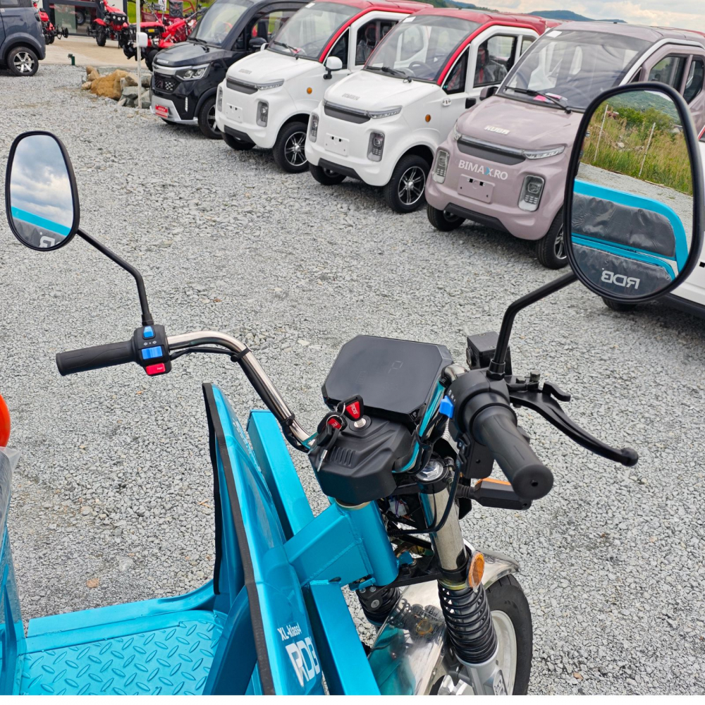 Triciclu Electric cu remorca basculabila, motor 4000W, Fara Permis (viteza max 25km/h), RDB XL-KLASS 4, Omologata, CIV inclus [5]